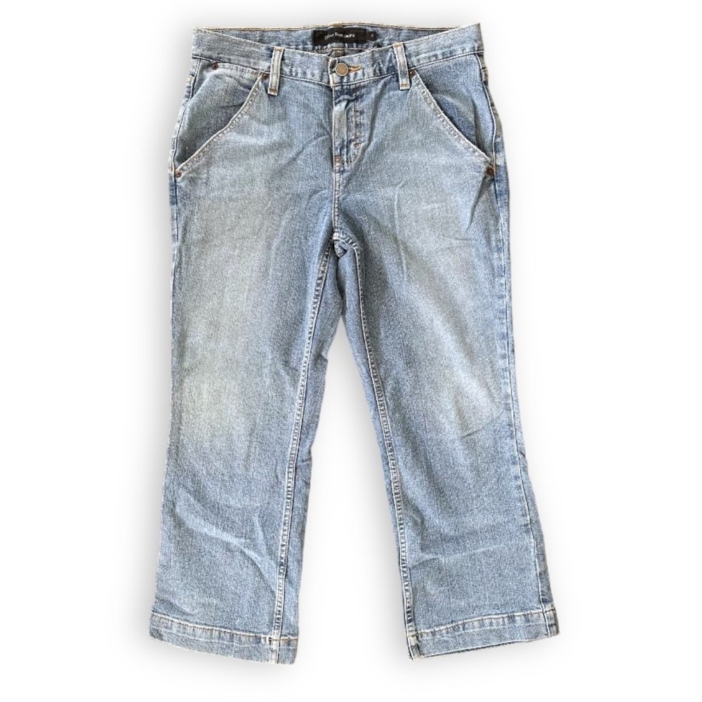 CALVIN KLIEN 90s Y2K Light Wash Cropped Capris - Picture 2 of 10